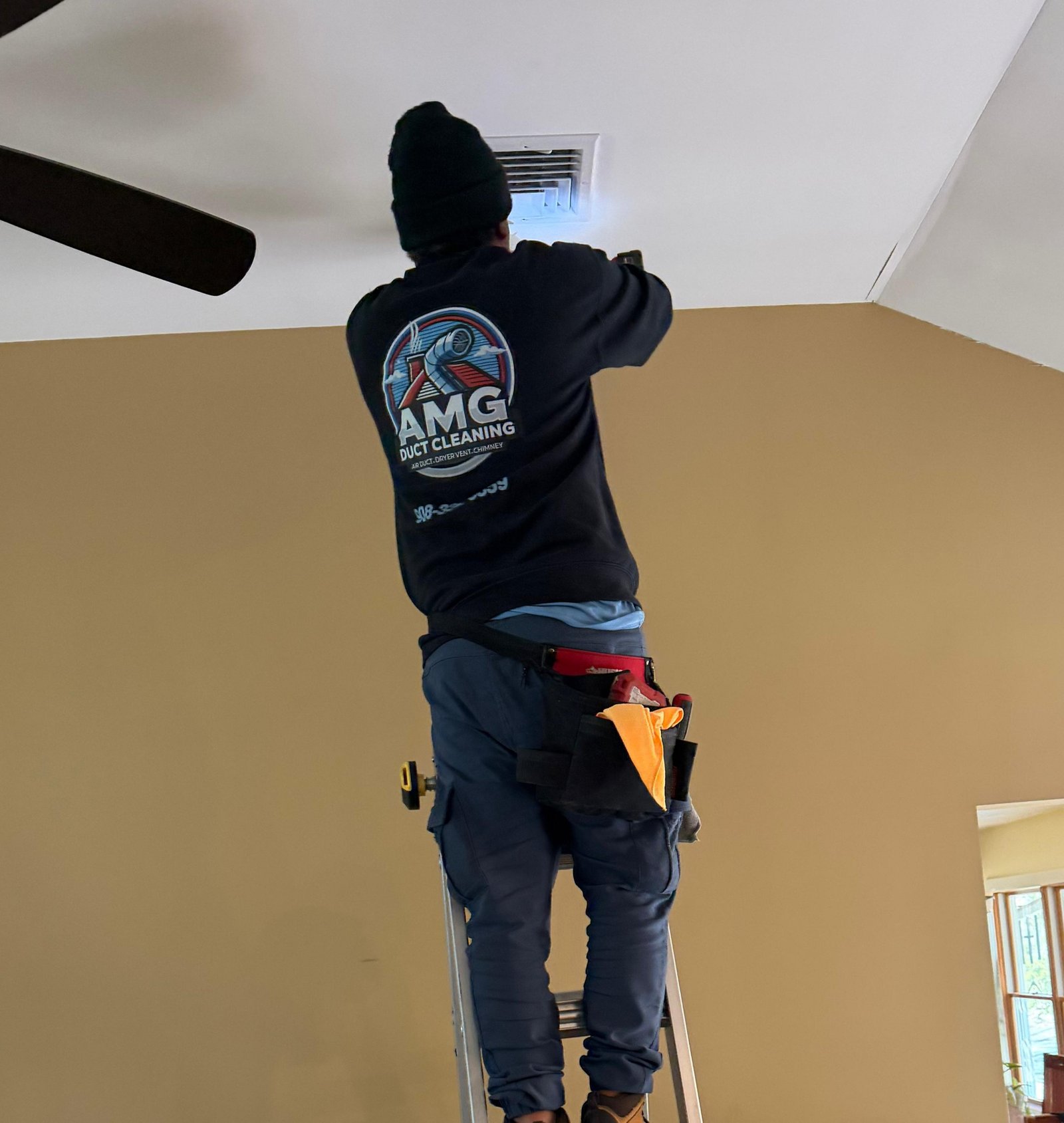 Clean ductwork cared for by AMG